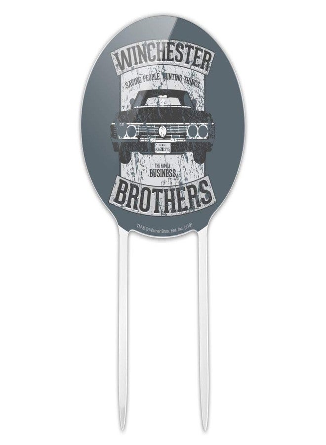 GRAPHICS & MORE Acrylic Supernatural Brother's Impala Cake Topper Party Decoration for Wedding Anniversary Birthday Graduation - Image 1